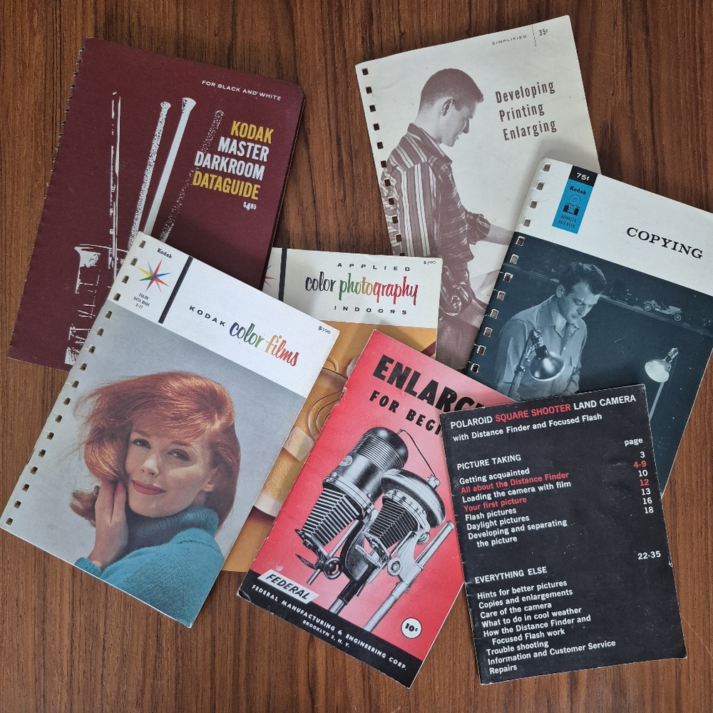 Vintage Kodak Photography Booklet Guide Collection